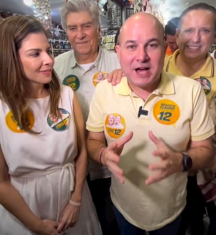 Em primeiro dia de campanha, Roberto Cláudio (PDT) visita Mercado Central e viaja para interior do Ceará