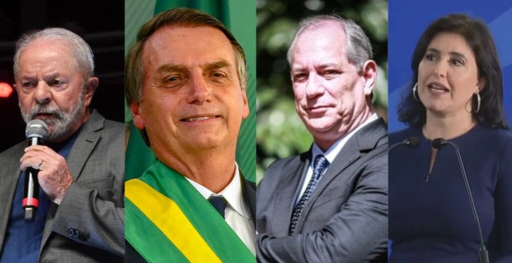 Ipec: Lula tem 44%; Bolsonaro, 32%; Ciro Gomes, 7%; e Simone Tebet, 3%