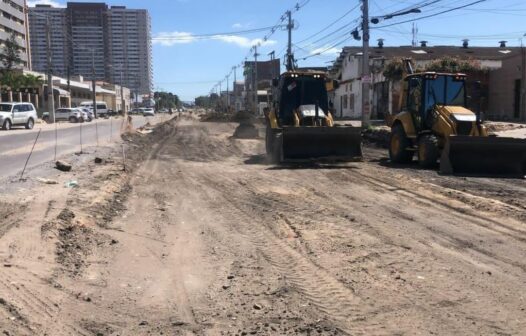 Av. Sargento Hermínio tem novo trecho bloqueado para obras de alargamento