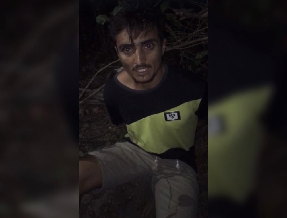 Homem sai de casa para trabalhar e família recebe vídeo dele sendo interrogado por criminosos