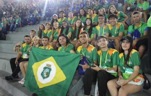 Delegação do Ceará marca presença em cerimônia de abertura dos Jogos da Juventude 2022