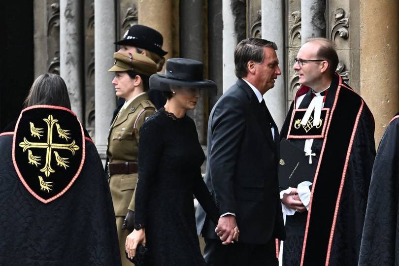 Presidente Bolsonaro participa do funeral da rainha Elizabeth II