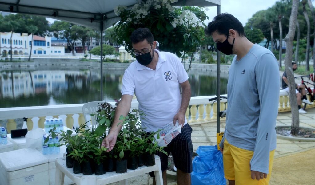 No Dia da Árvore, ação em Fortaleza distribui mudas de plantas