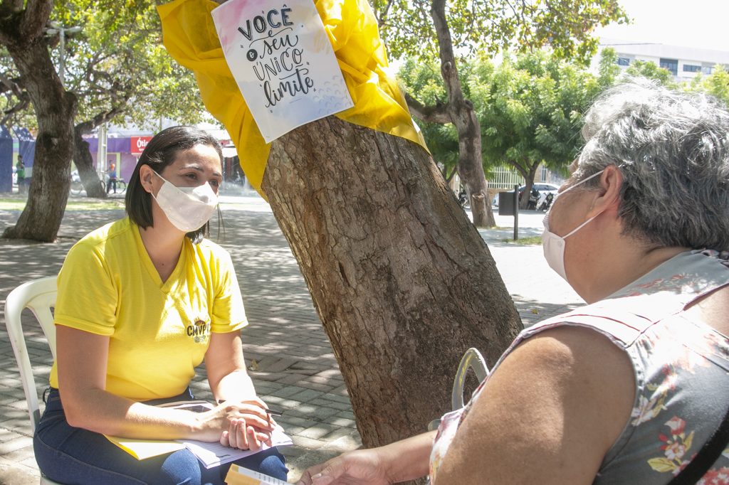 Setembro Amarelo: campanha JUNTOS realiza blitz em shopping na Região Metropolitana de Fortaleza