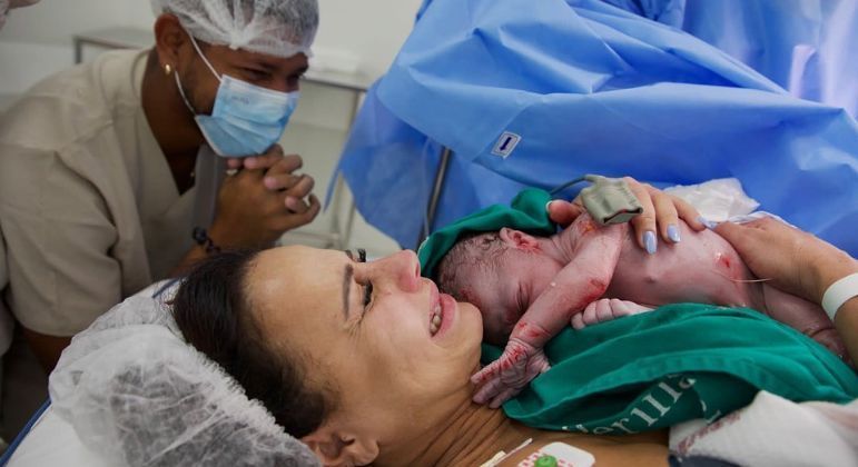 Viviane Araújo posta primeira foto do filho: ‘Quanta emoção’