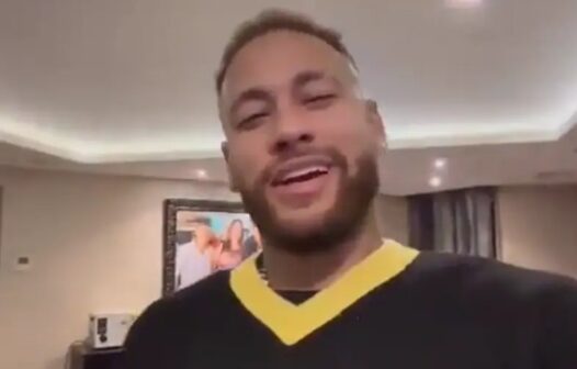 Neymar grava vídeo agradecendo visita de Bolsonaro ao seu instituto