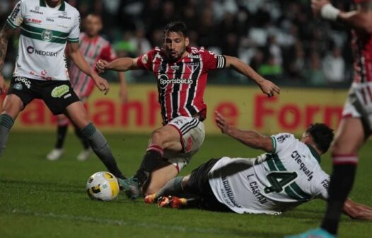 Assista ao jogo São Paulo x Coritiba hoje (20) pelo Campeonato Brasileiro