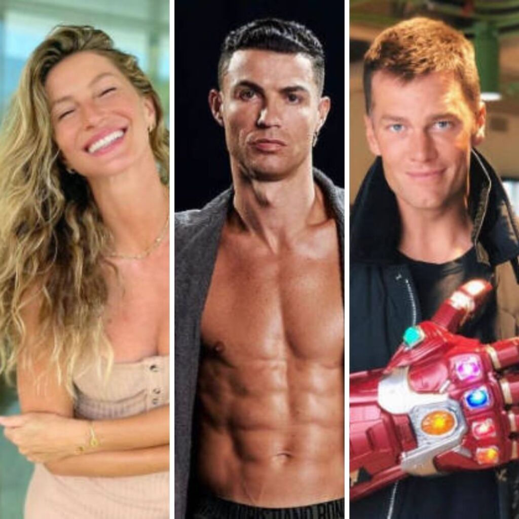 Cristiano Ronaldo é apontado como pivô da suposta separação de Gisele Bündchen e Tom Brady