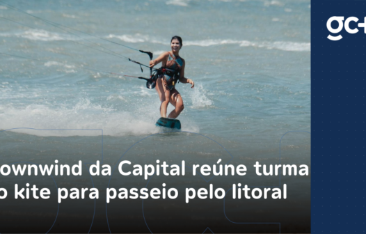 Downwind da Capital movimenta kitesurfistas com percurso entre Praia do Futuro e o Cumbuco