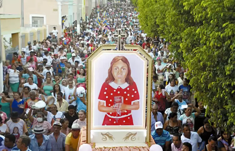 Menina Benigna será beatificada na próxima segunda-feira (24) no Ceará