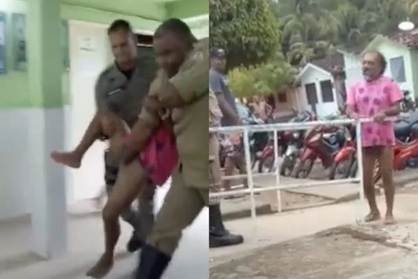 Homem tenta votar vestido apenas com cueca e camiseta na Paraíba