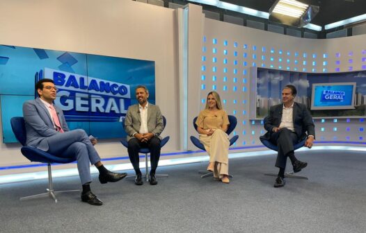 Elmano, Jade e Camilo concedem entrevista à TV Cidade