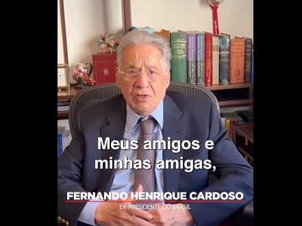 FHC divulga vídeo para pedir voto em Lula no segundo turno