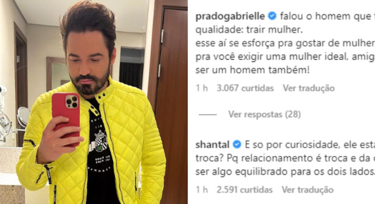 Fernando Zor é criticado por famosas após comentário sobre ‘mulher ideal’: ‘Caráter zero’