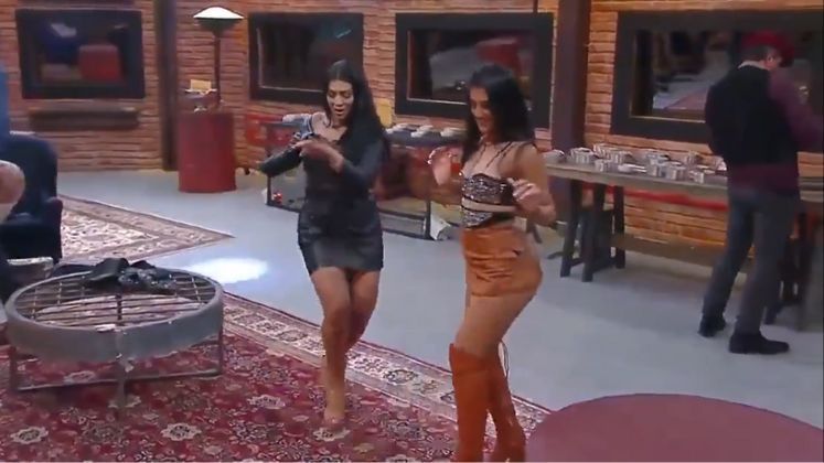 Bia Miranda dança o hit Conga em festa de ‘A Fazenda’