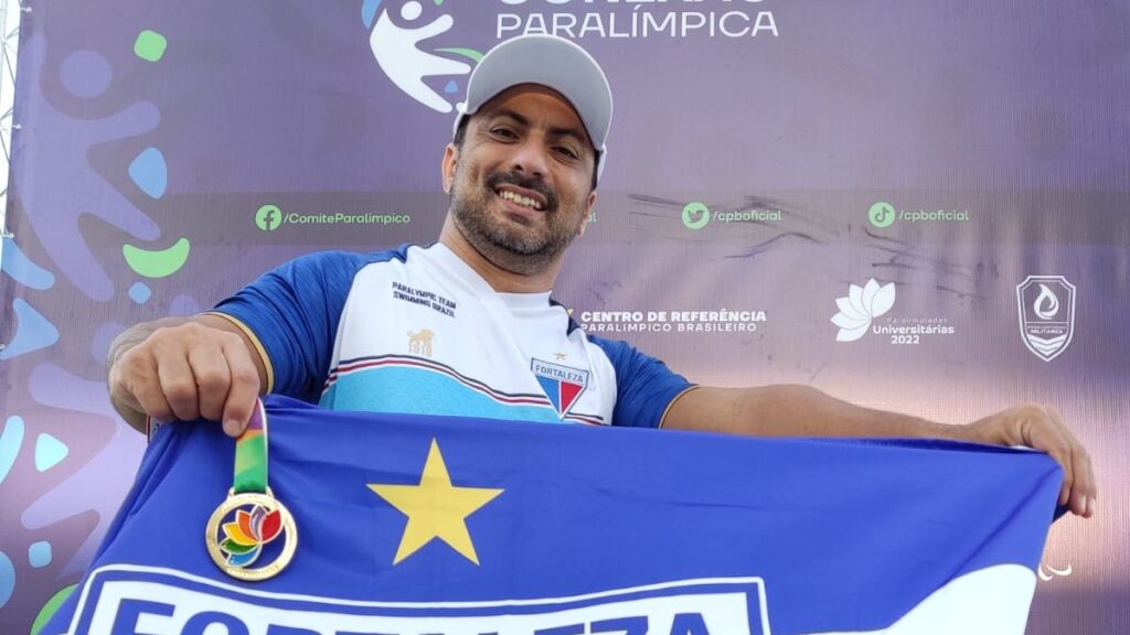 Henrique Gurgel conquista três medalhas nas Paralimpíadas Universitárias