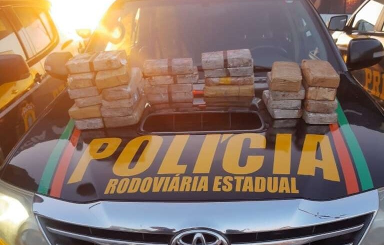 Homem é preso em flagrante transportando 69 quilos de cocaína