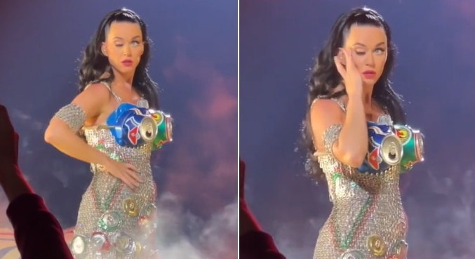 Katy Perry tem tremor incontrolável durante apresentação