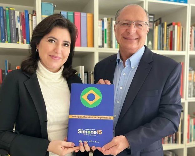 Simome Tebet encontra com Alckmin e deve oficializar apoio à chapa de Lula