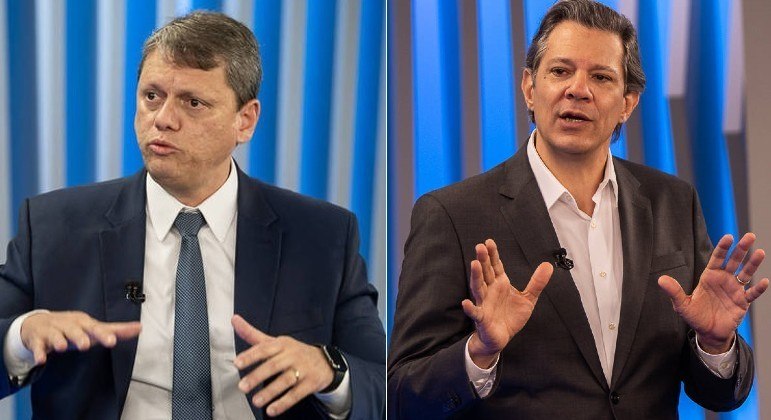 Tarcísio e Haddad vão para o segundo turno na disputa pelo Governo de São Paulo