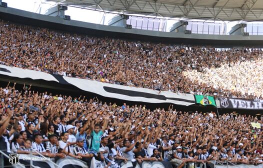 Com ingressos a partir de R$ 10, Ceará faz promoção para jogo contra Goiás