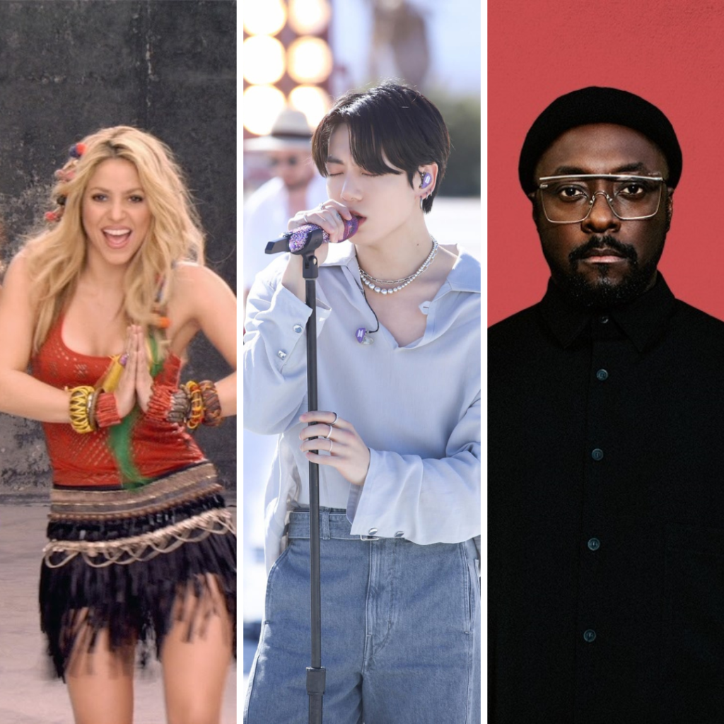 Abertura da Copa do Mundo terá Shakira, BTS e Black Eyed Peas