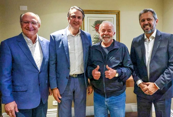 Em encontro com Lula, Camilo e Elmano debatem sobre o Ceará