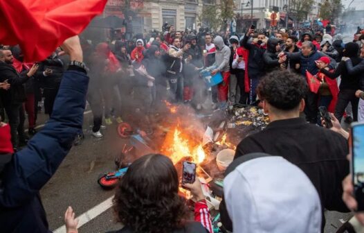 Copa do Mundo: Derrota da Bélgica contra o Marrocos gera onda de protestos em Bruxelas