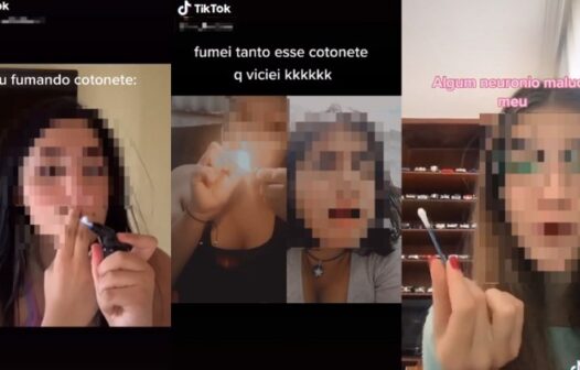 Em mais uma moda perigosa, jovens fumam cotonete e se exibem nas redes sociais; saiba os riscos