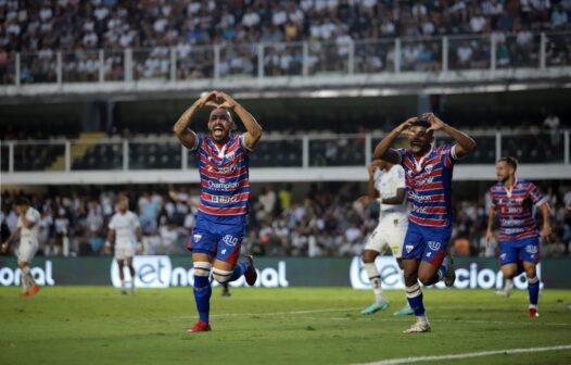 Fortaleza vence o Santos, termina em 8º e garante vaga na pré-Libertadores