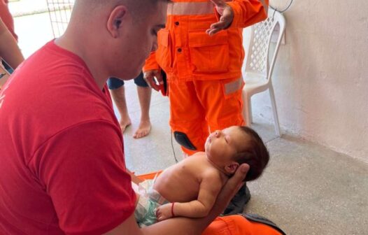 Bombeiros socorrem bebê engasgada com leite materno em Ipueiras