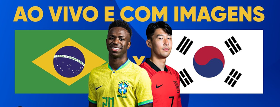 Brasil x Coreia do Sul hoje vale vaga nas quartas da Copa