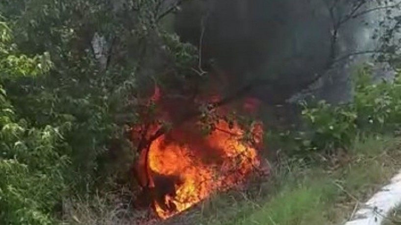 Casal morre carbonizado em acidente no interior do Ceará