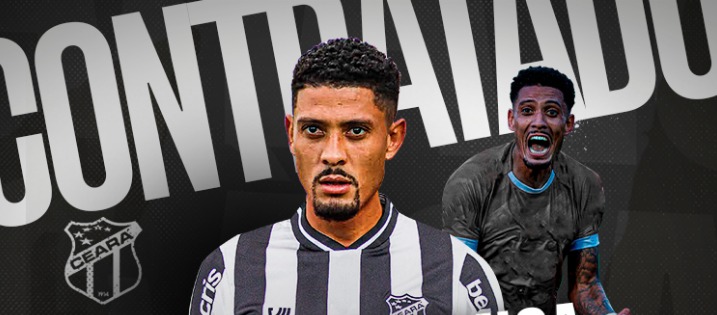 Ceará anuncia a contratação do lateral-esquerdo Willian Formiga, ex-Vila Nova