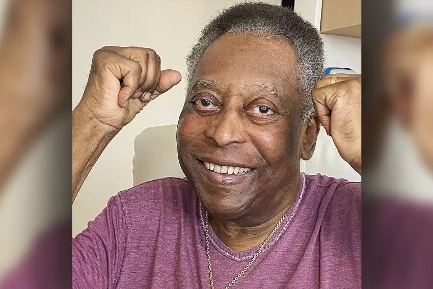 Estou forte, com muita esperança, tranquiliza Pelé sobre estado de saúde