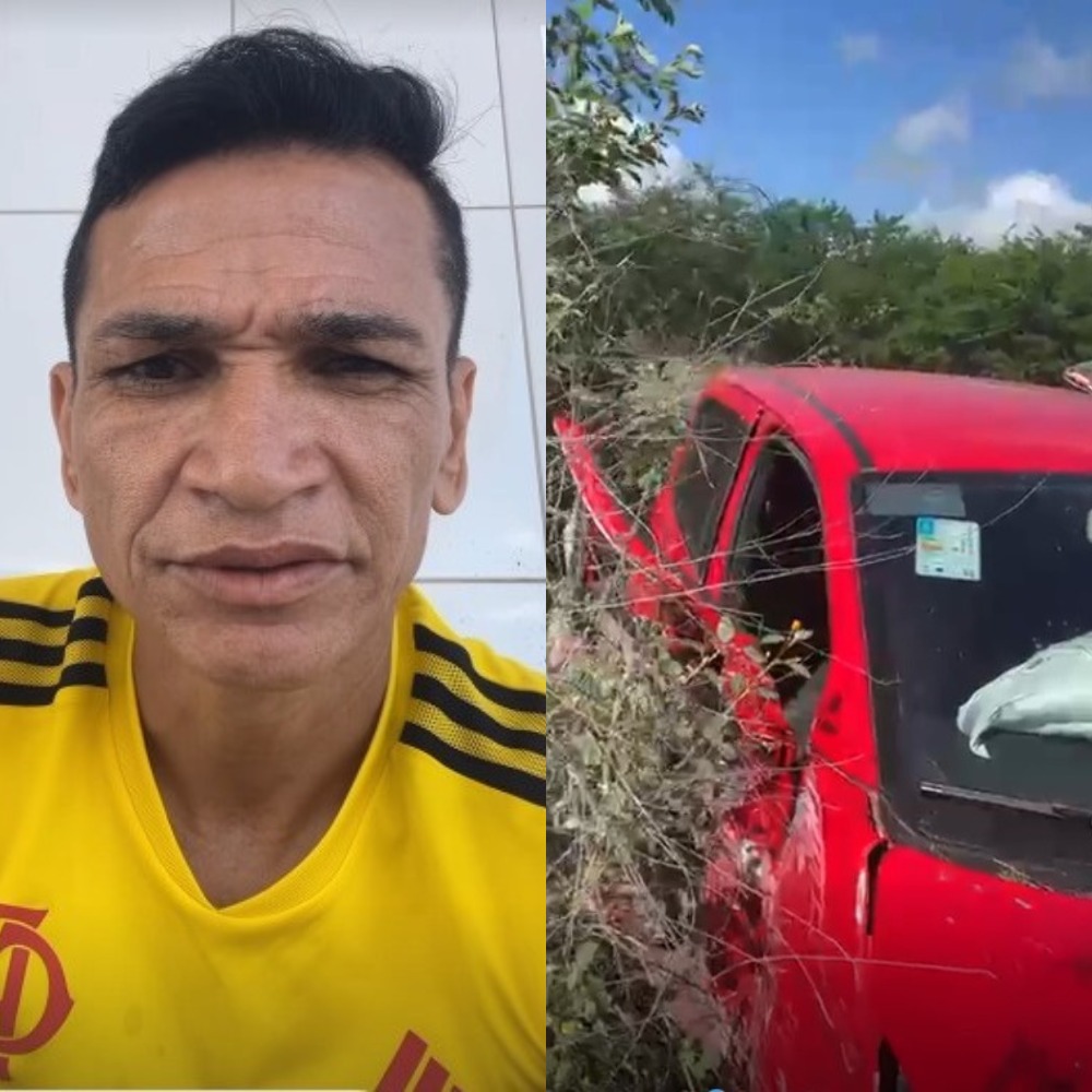 Ex-zagueiro de futebol Ronaldo Angelim sofre acidente de carro no Ceará