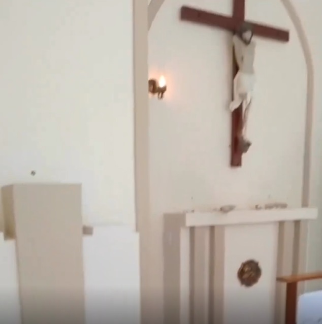 Igreja Católica é atacada em Jericoacoara