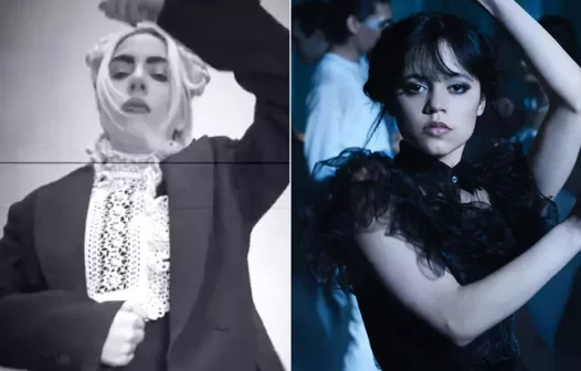 Lady Gaga publica vídeo imitando a personagem Wandinha