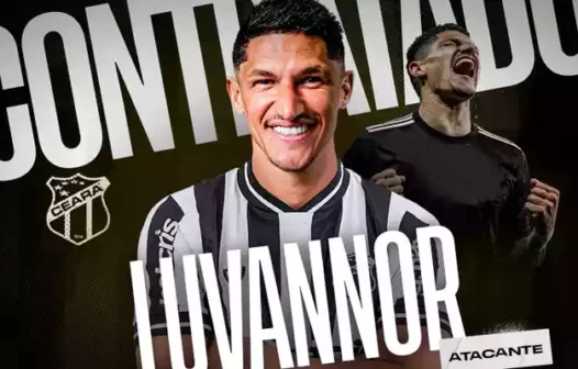 Diretoria do Ceará anuncia a contratação do atacante Luvannor, ex-Cruzeiro