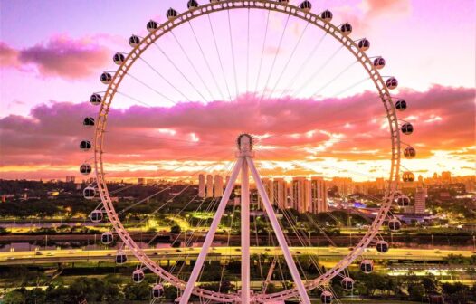 Maior roda-gigante da América Latina será inaugurada nesta sexta-feira (9) em São Paulo