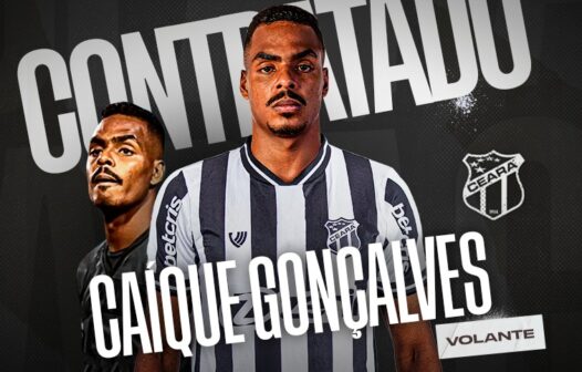 Ceará anuncia a contratação do volante Caíque Gonçalves