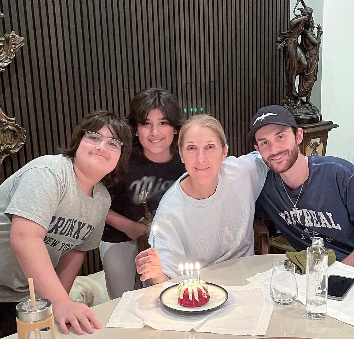 Céline Dion recebe apoio incondicional dos filhos após revelar doença