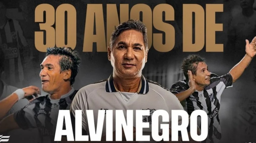 Ceará lança web-doc para celebrar os 30 anos da chegada de Sérgio Alves ao clube