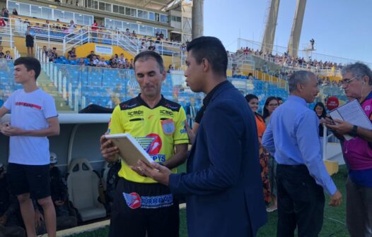 Na arbitragem, Arnaldo Souza faz seu último jogo ao lado de sua filha no Cearense 2023