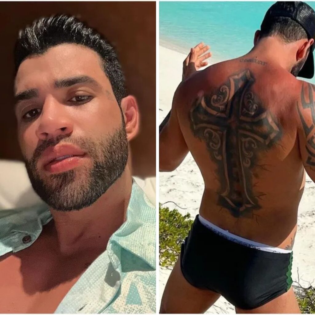 Saiba como Gusttavo Lima protege ‘as partes íntimas’ na praia