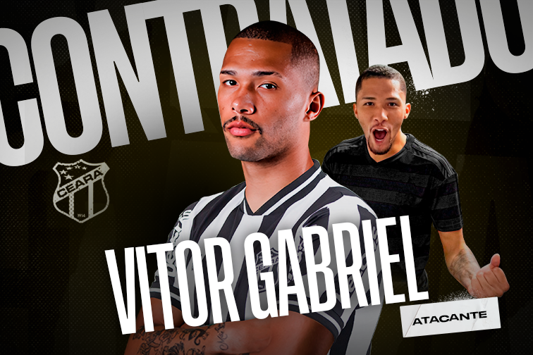 Ceará anuncia a contratação do atacante Vitor Gabriel