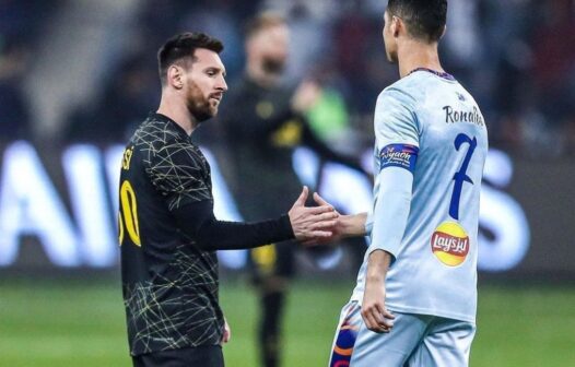 Cristiano Ronaldo e Messi marcam e PSG derrota combinado saudita por 5 a 4