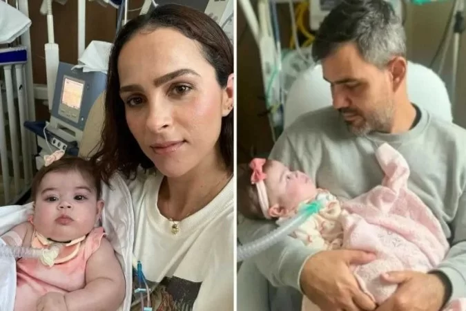 Filha do ator Juliano Cazarré recebe alta após sete meses de tratamento