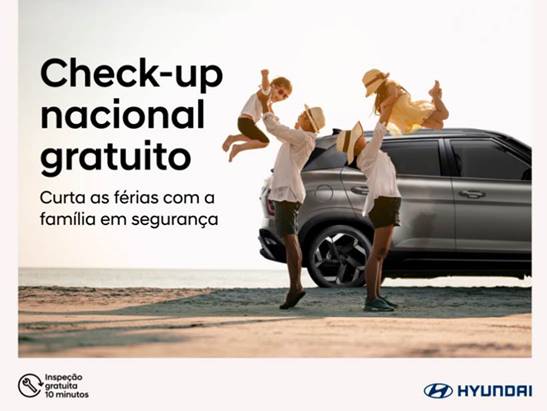 Hyundai faz Check-up Nacional Gratuito