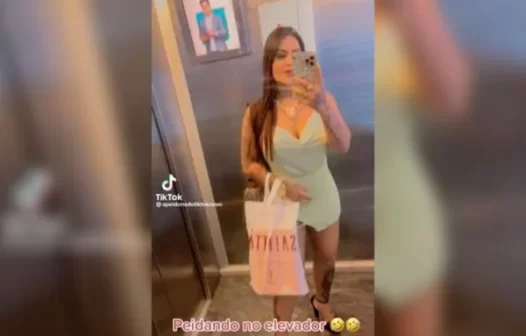 Influencer viraliza após gravar vídeo soltando “pum” no elevador